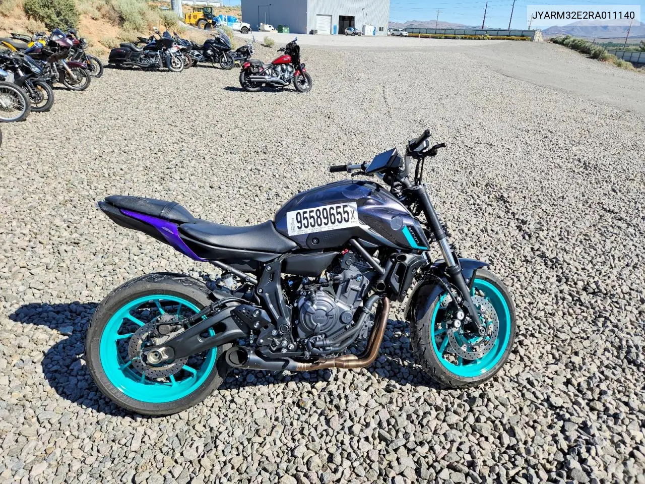 2024 Yamaha Mt07 VIN: JYARM32E2RA011140 Lot: 95589655