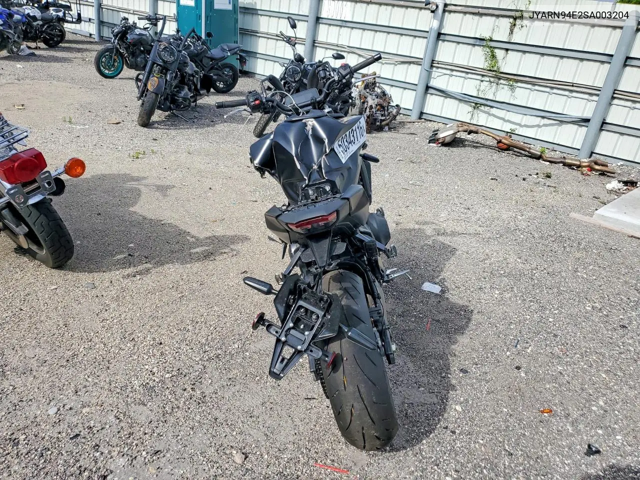 2025 Yamaha Mt09 VIN: JYARN94E2SA003204 Lot: 50343116