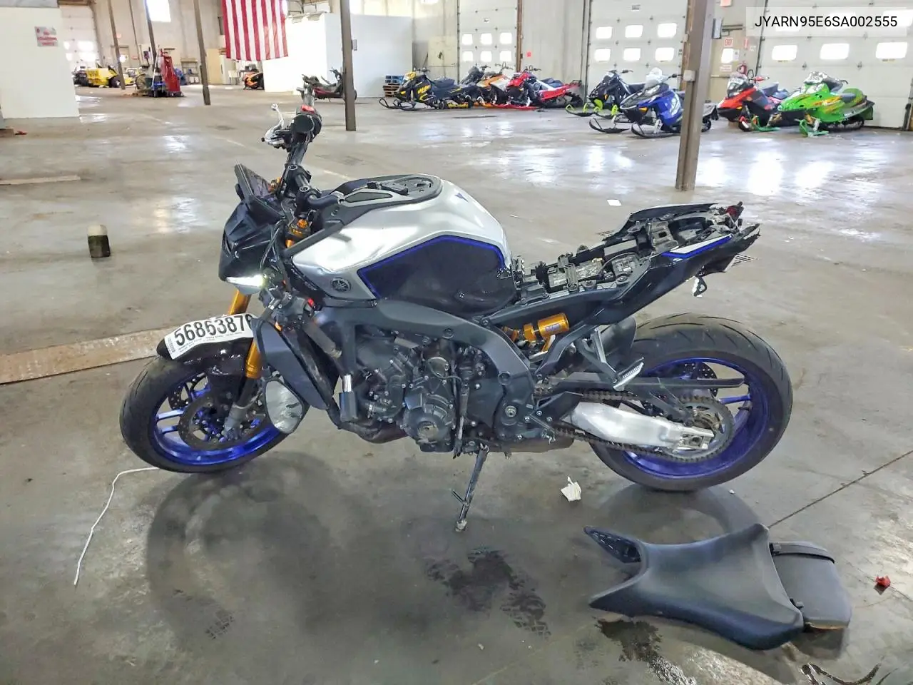 2025 Yamaha Mt09 Sp VIN: JYARN95E6SA002555 Lot: 56863876