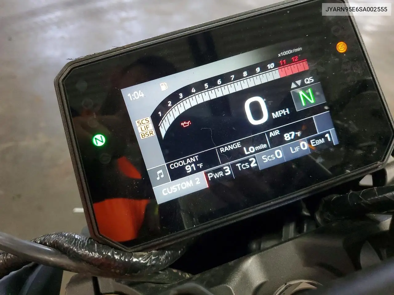 2025 Yamaha Mt09 Sp VIN: JYARN95E6SA002555 Lot: 56863876