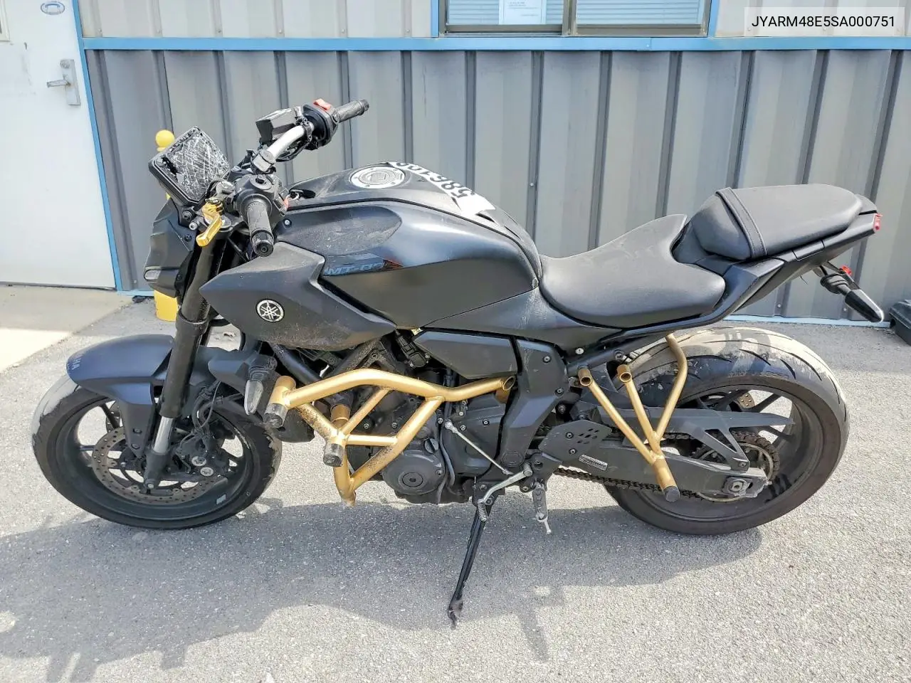 2025 Yamaha Mt07 VIN: JYARM48E5SA000751 Lot: 58619286