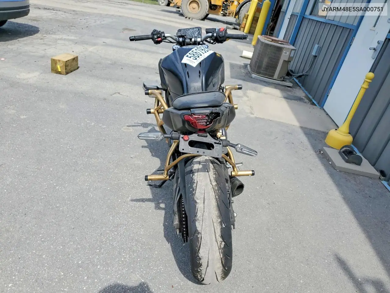 2025 Yamaha Mt07 VIN: JYARM48E5SA000751 Lot: 58619286