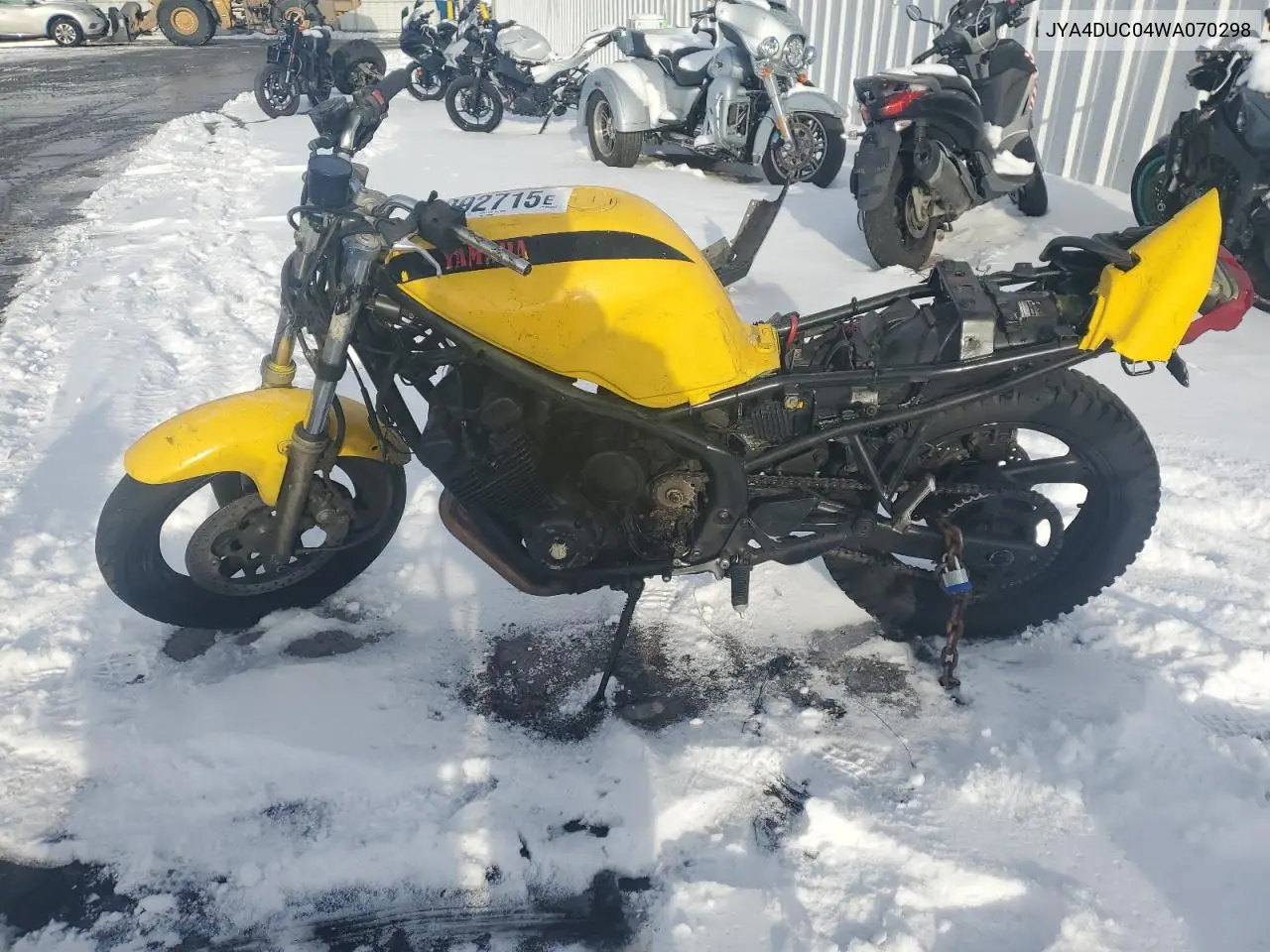 1998 Yamaha Xj600 S VIN: JYA4DUC04WA070298 Lot: 61203166