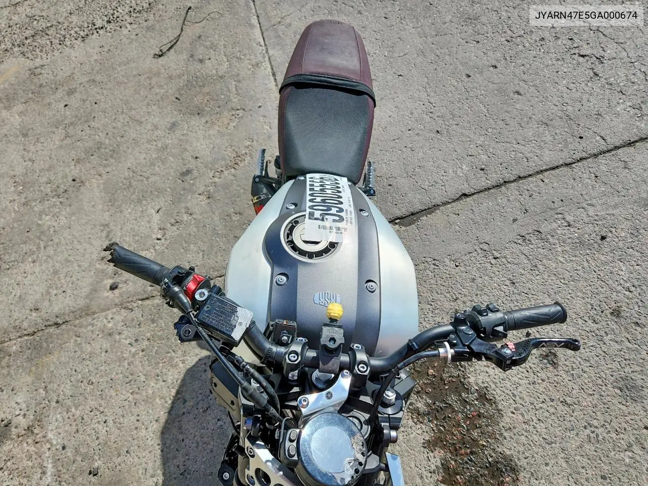 2016 Yamaha Xsr900 60Th Anniversary VIN: JYARN47E5GA000674 Lot: 59605556