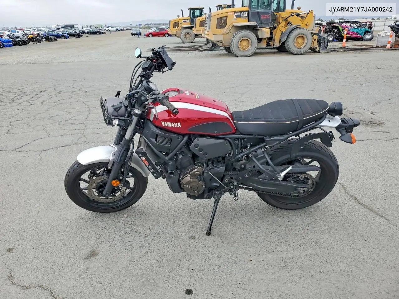 2018 Yamaha Xsr700 C VIN: JYARM21Y7JA000242 Lot: 56090936
