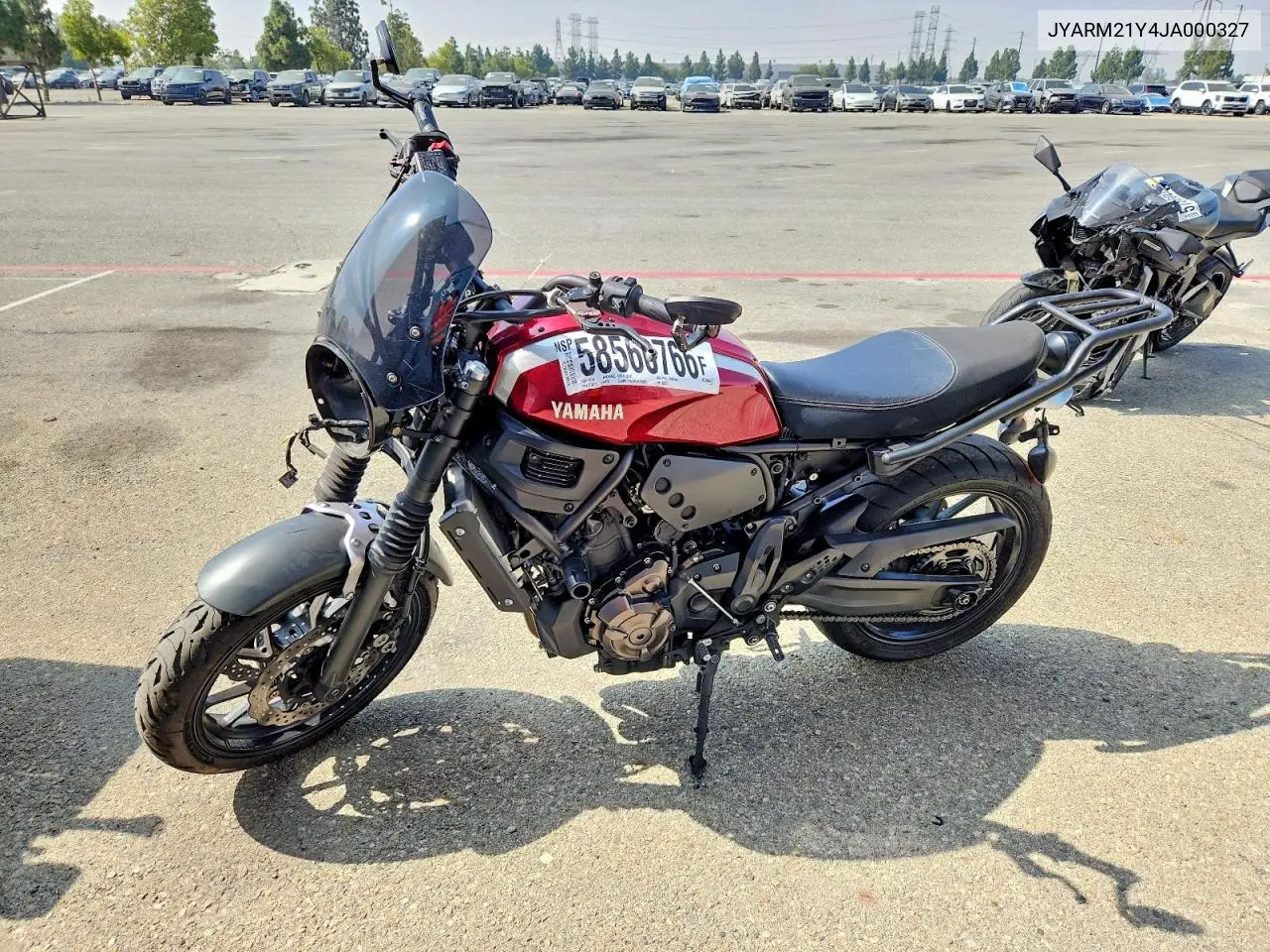 2018 Yamaha Xsr700 C VIN: JYARM21Y4JA000327 Lot: 58560766