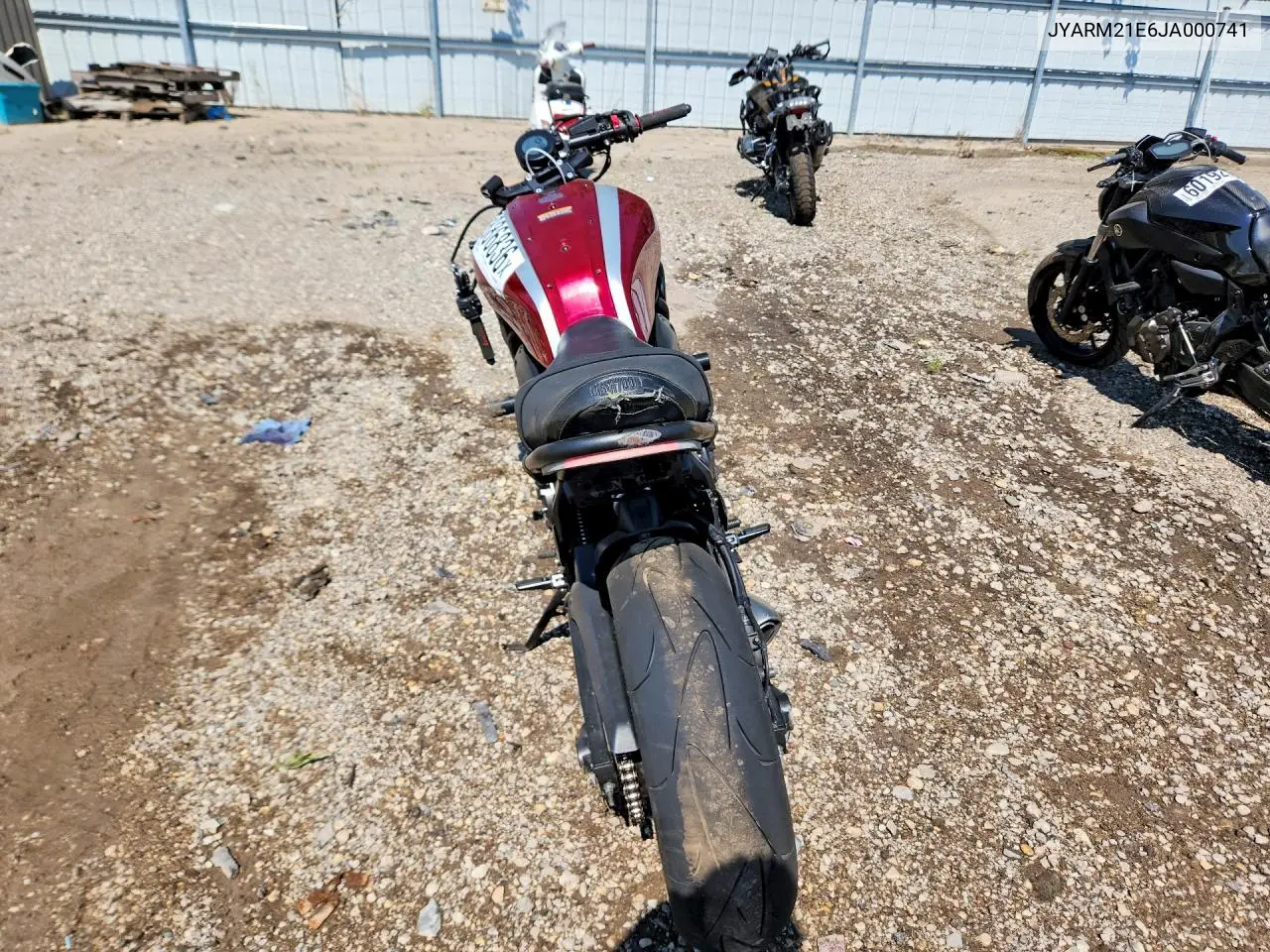 2018 Yamaha Xsr700Jr VIN: JYARM21E6JA000741 Lot: 59886836