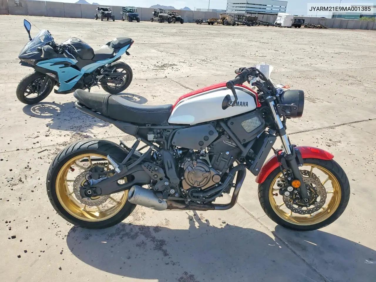 2021 Yamaha Xsr700 VIN: JYARM21E9MA001385 Lot: 51150436