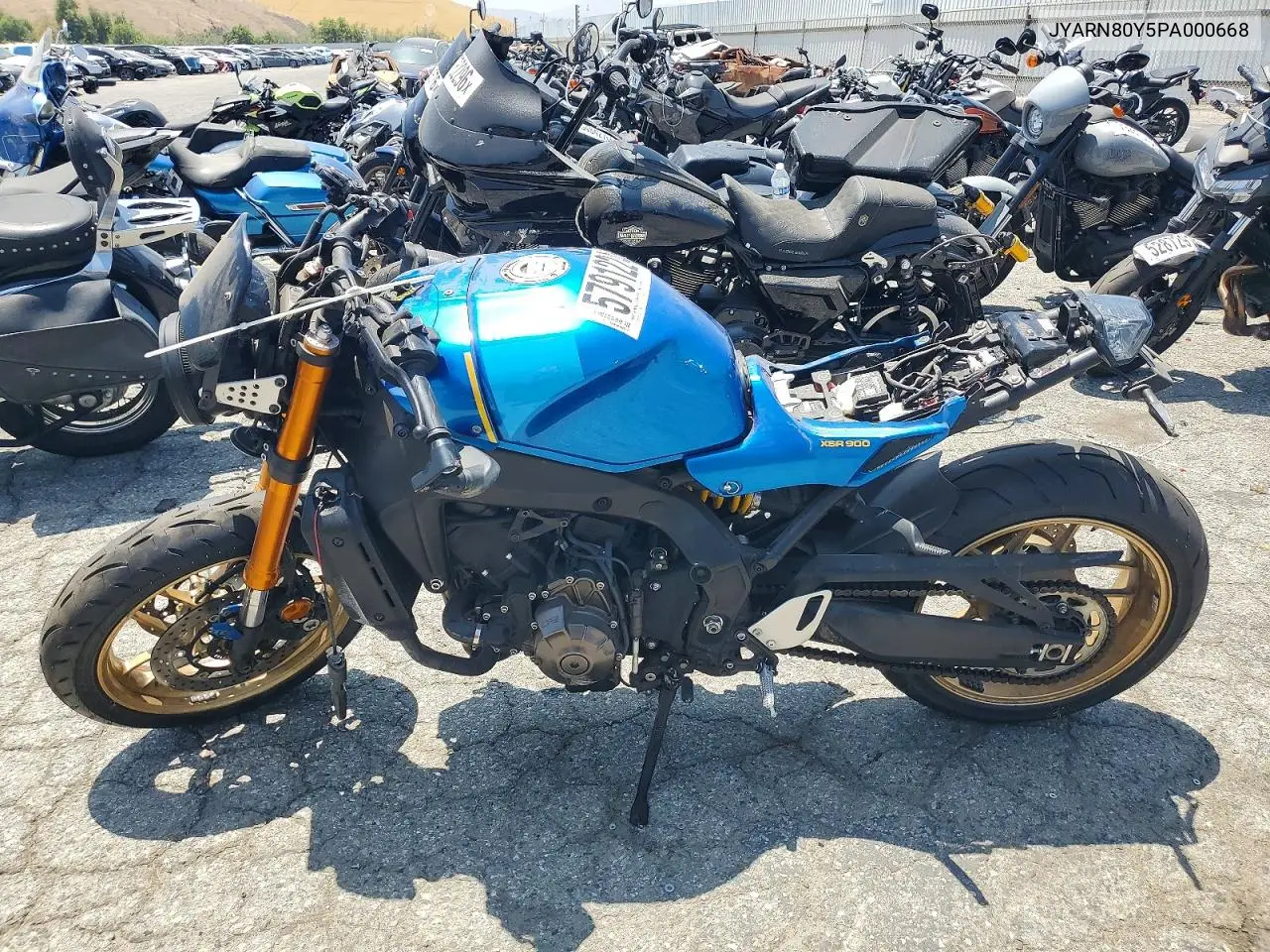2023 Yamaha Mtm890 C VIN: JYARN80Y5PA000668 Lot: 57912246