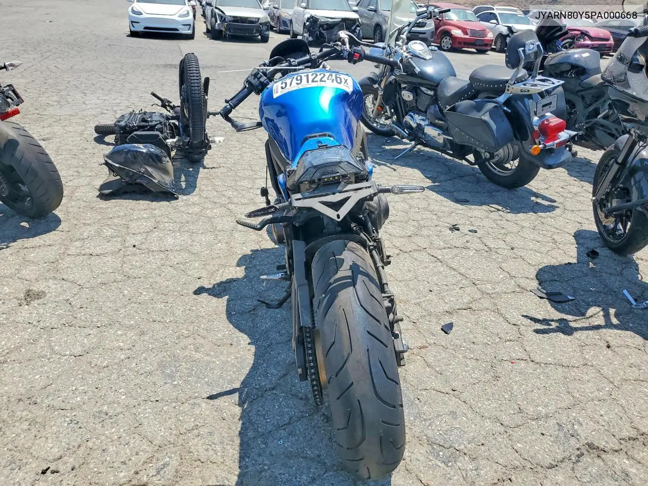 2023 Yamaha Mtm890 C VIN: JYARN80Y5PA000668 Lot: 57912246