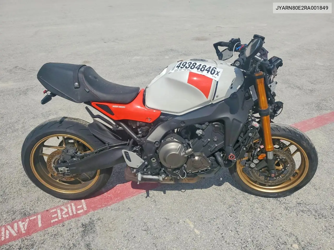 2024 Yamaha Mtm890 VIN: JYARN80E2RA001849 Lot: 49384846