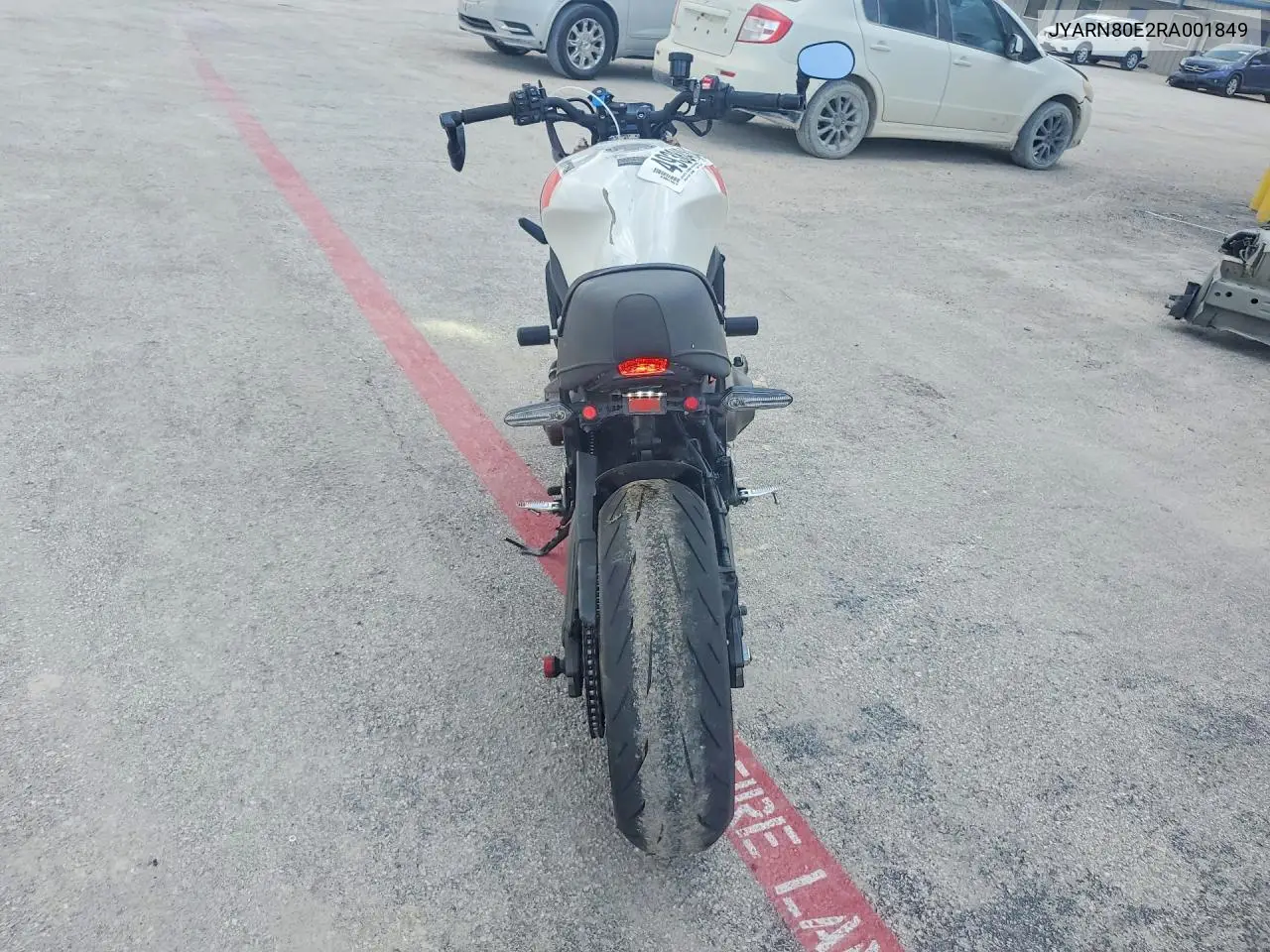 2024 Yamaha Mtm890 VIN: JYARN80E2RA001849 Lot: 49384846
