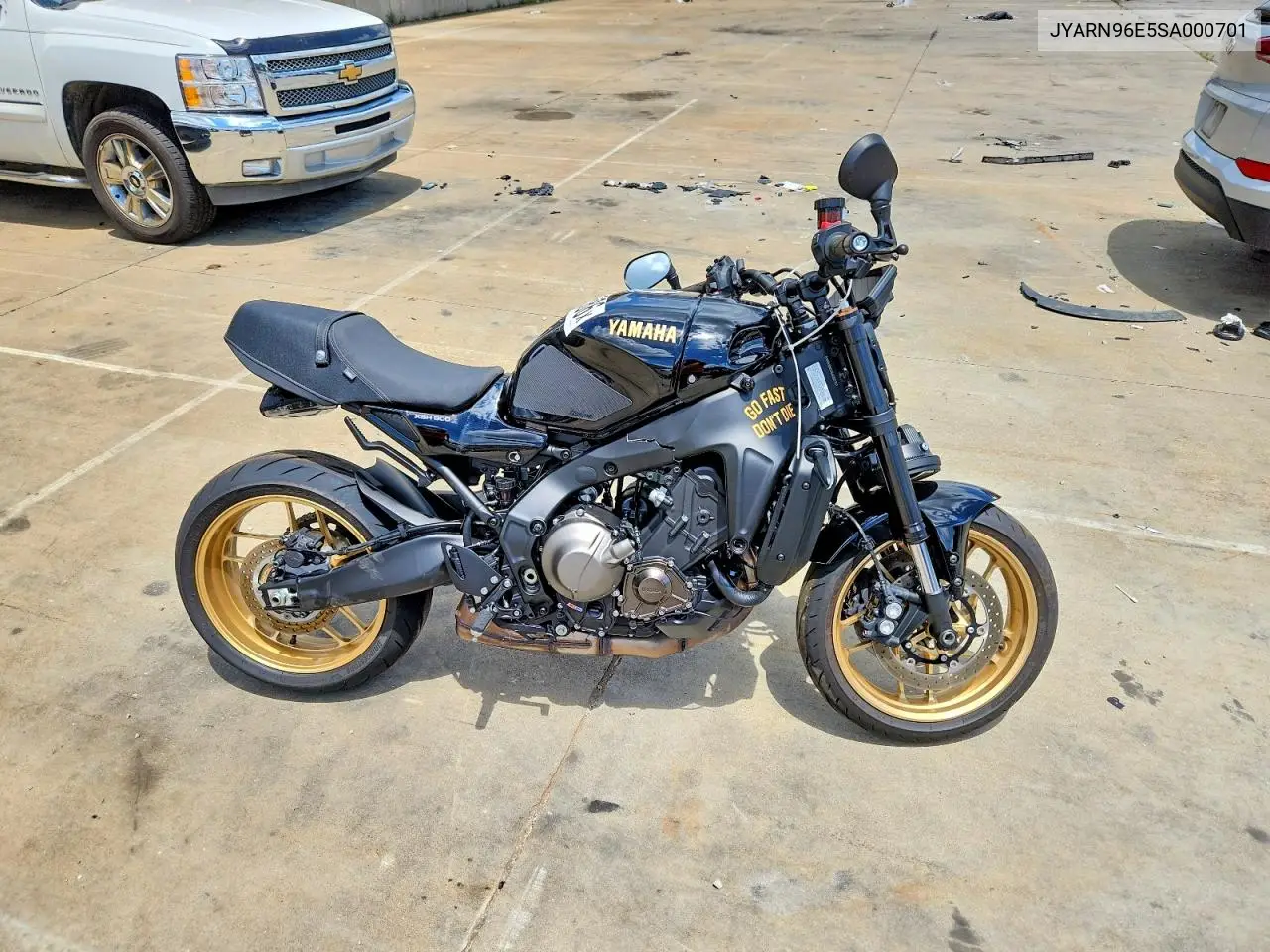 2025 Yamaha Mtm890 VIN: JYARN96E5SA000701 Lot: 60231586
