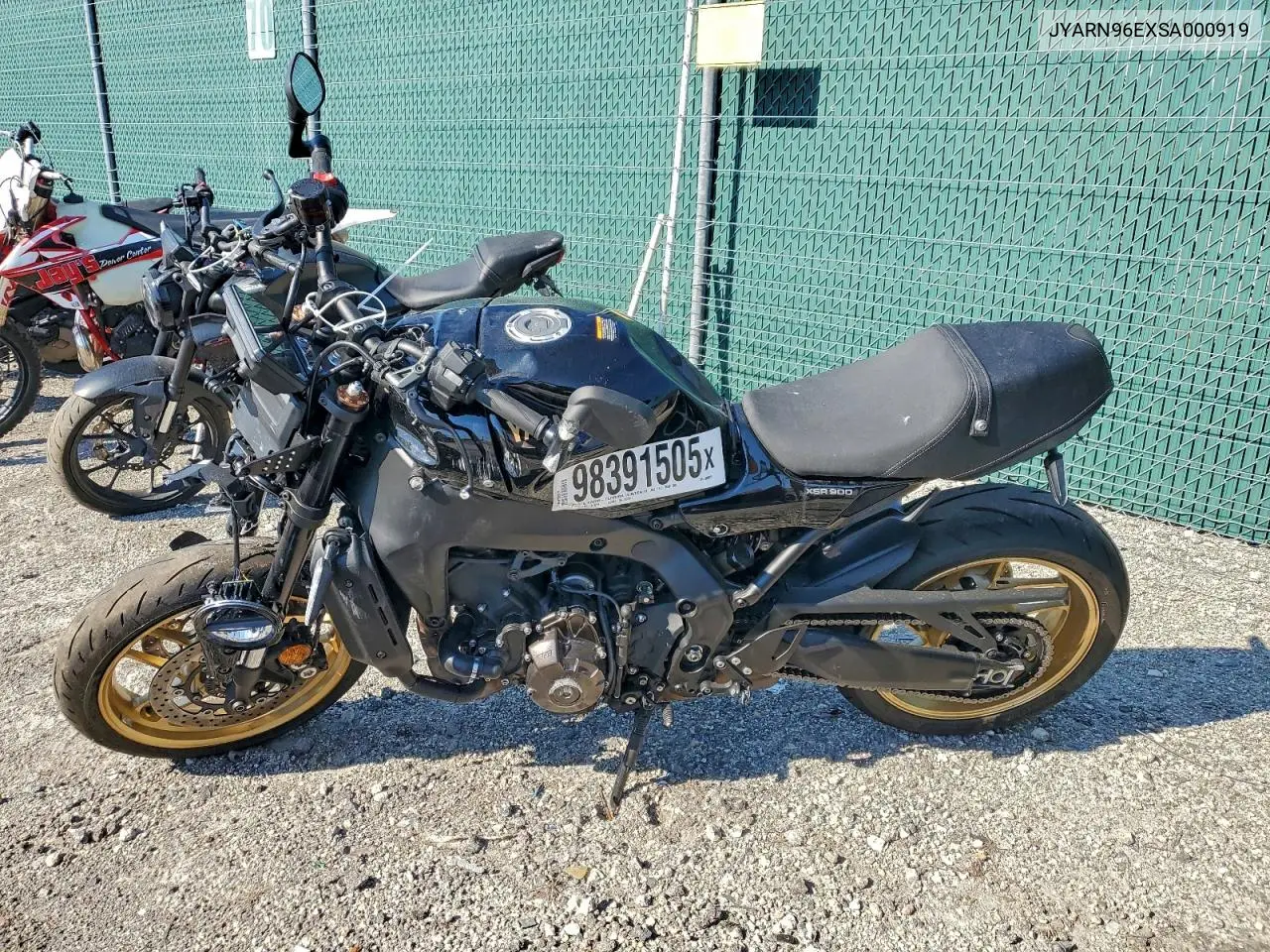 2025 Yamaha Mtm890 VIN: JYARN96EXSA000919 Lot: 98391505
