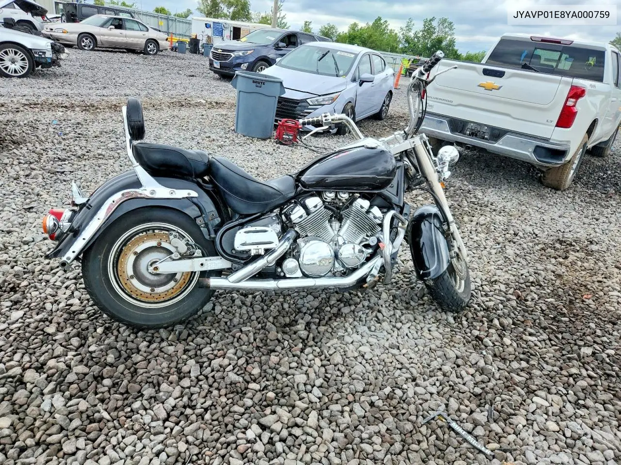 2000 Yamaha Xvz13 At VIN: JYAVP01E8YA000759 Lot: 56333716