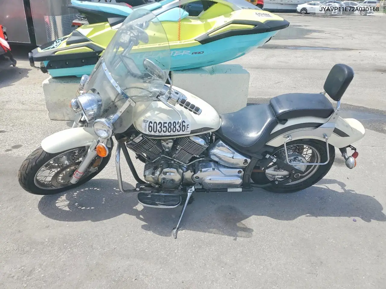 2002 Yamaha Xvs1100 A VIN: JYAVP11E72A030168 Lot: 60358836