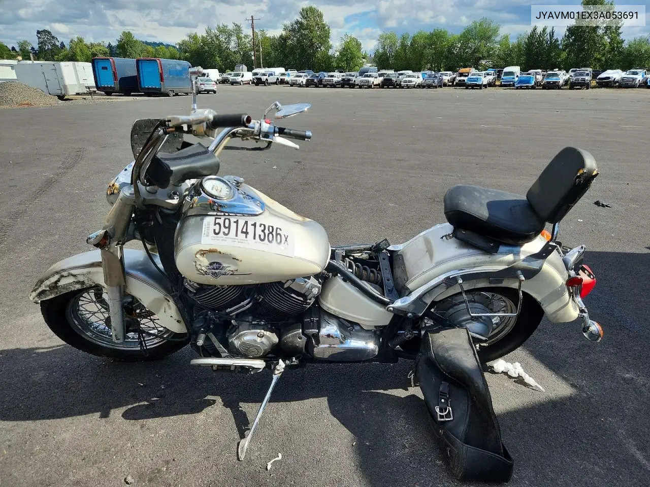 2003 Yamaha Xvs65 Base VIN: JYAVM01EX3A053691 Lot: 59141386