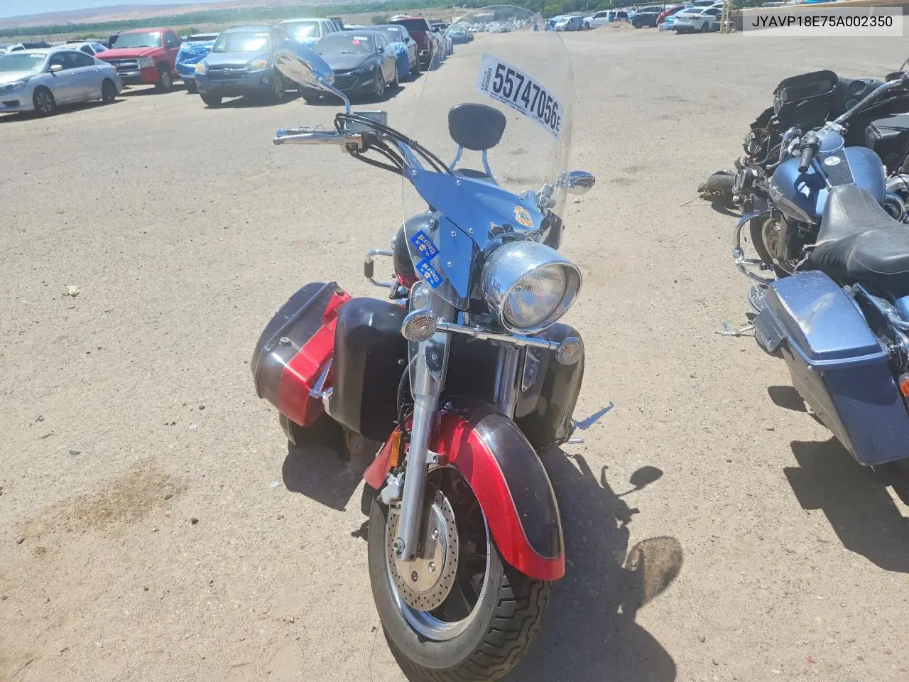 2005 Yamaha Xvz13 Ct VIN: JYAVP18E75A002350 Lot: 55747056