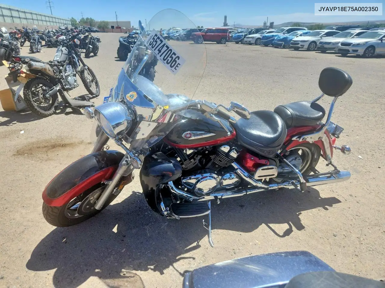 2005 Yamaha Xvz13 Ct VIN: JYAVP18E75A002350 Lot: 55747056