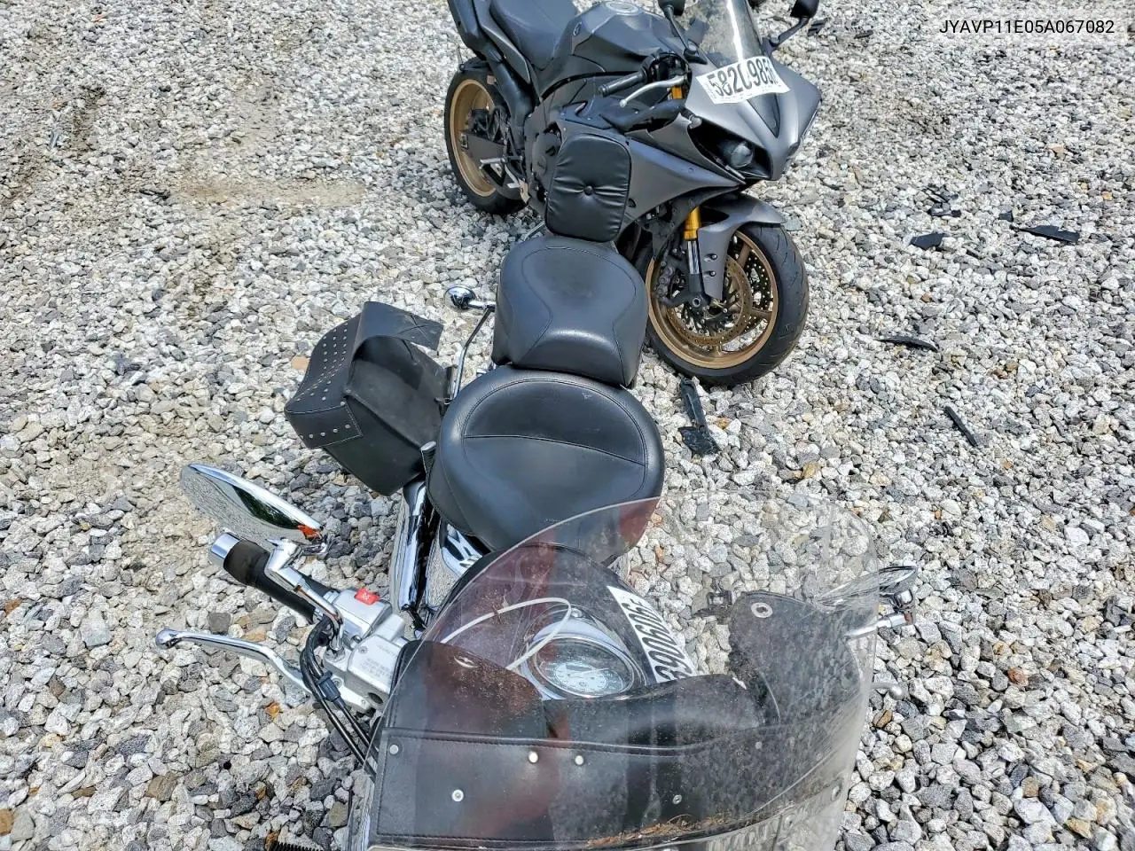 2005 Yamaha Xvs1100 A VIN: JYAVP11E05A067082 Lot: 58390606