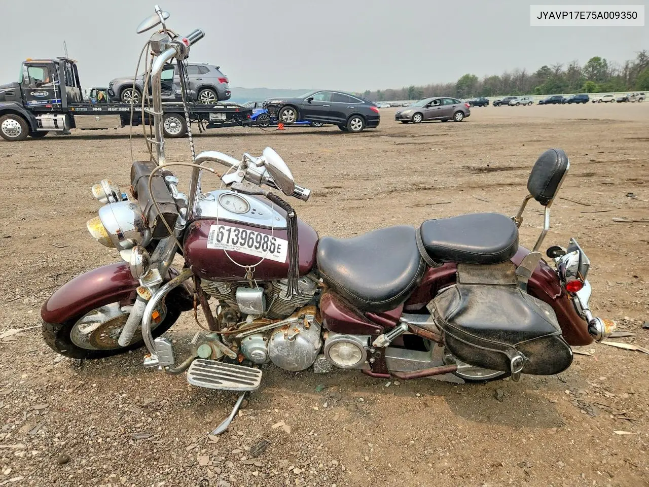 2005 Yamaha Xv1700 A VIN: JYAVP17E75A009350 Lot: 61396986