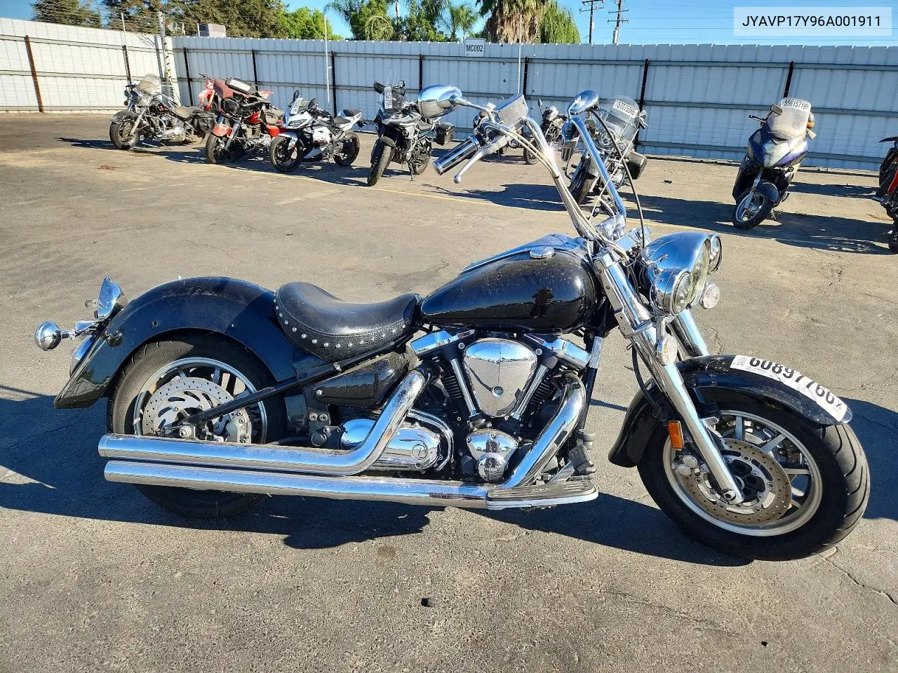 2006 Yamaha Xv1700 A VIN: JYAVP17Y96A001911 Lot: 60897766