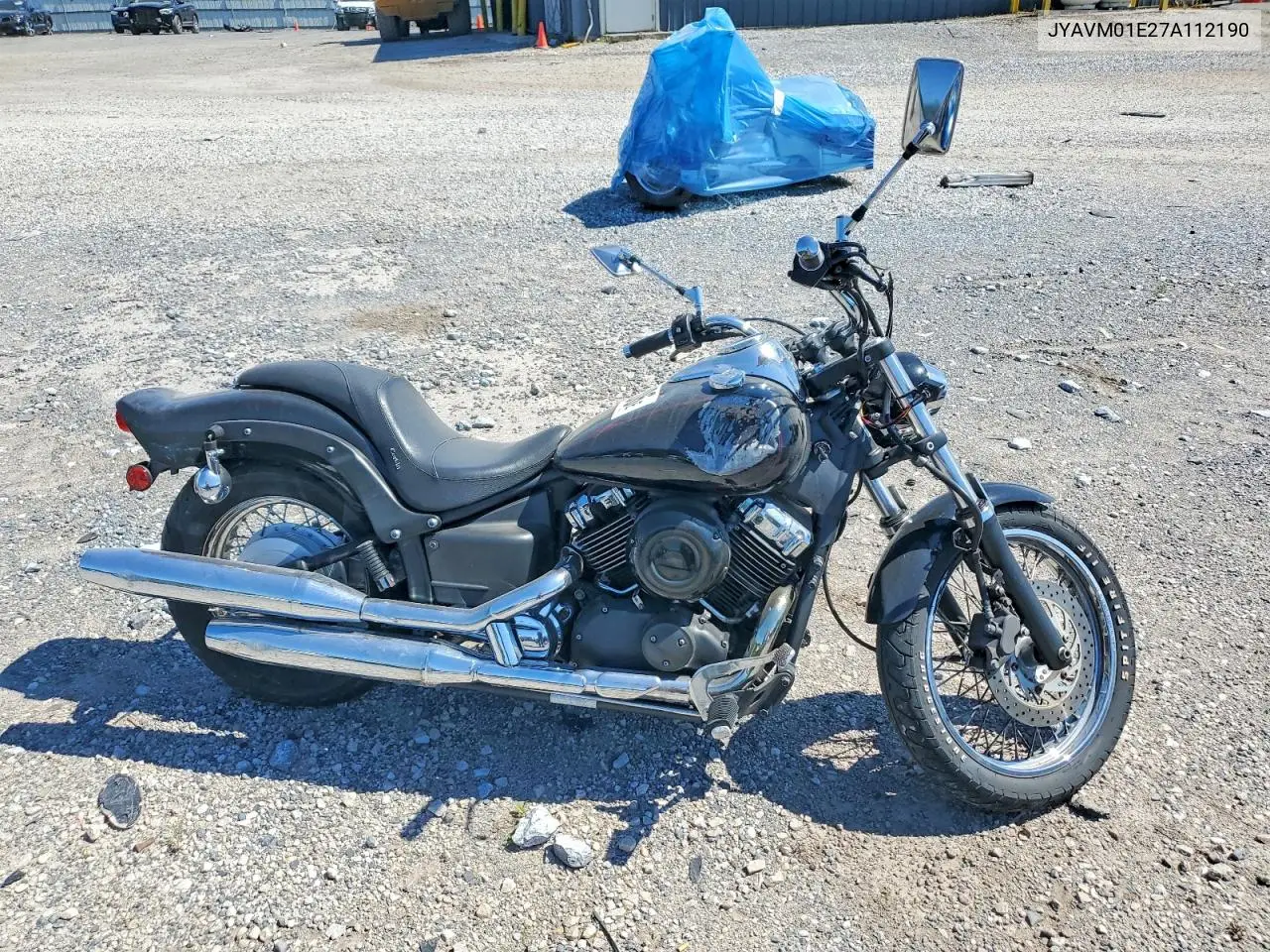 2007 Yamaha Xvs650 VIN: JYAVM01E27A112190 Lot: 55068206