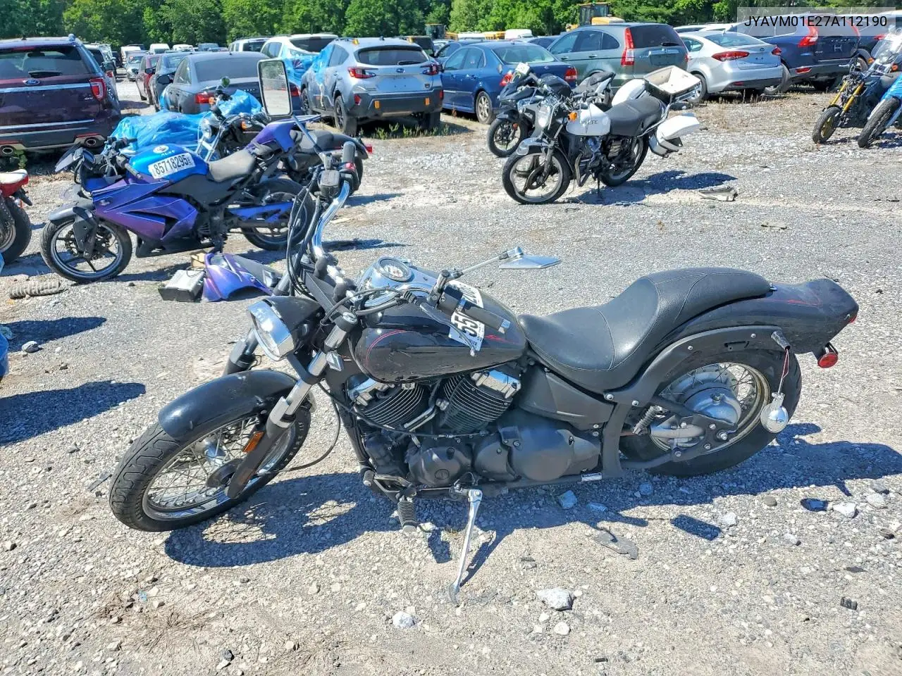 2007 Yamaha Xvs650 VIN: JYAVM01E27A112190 Lot: 55068206
