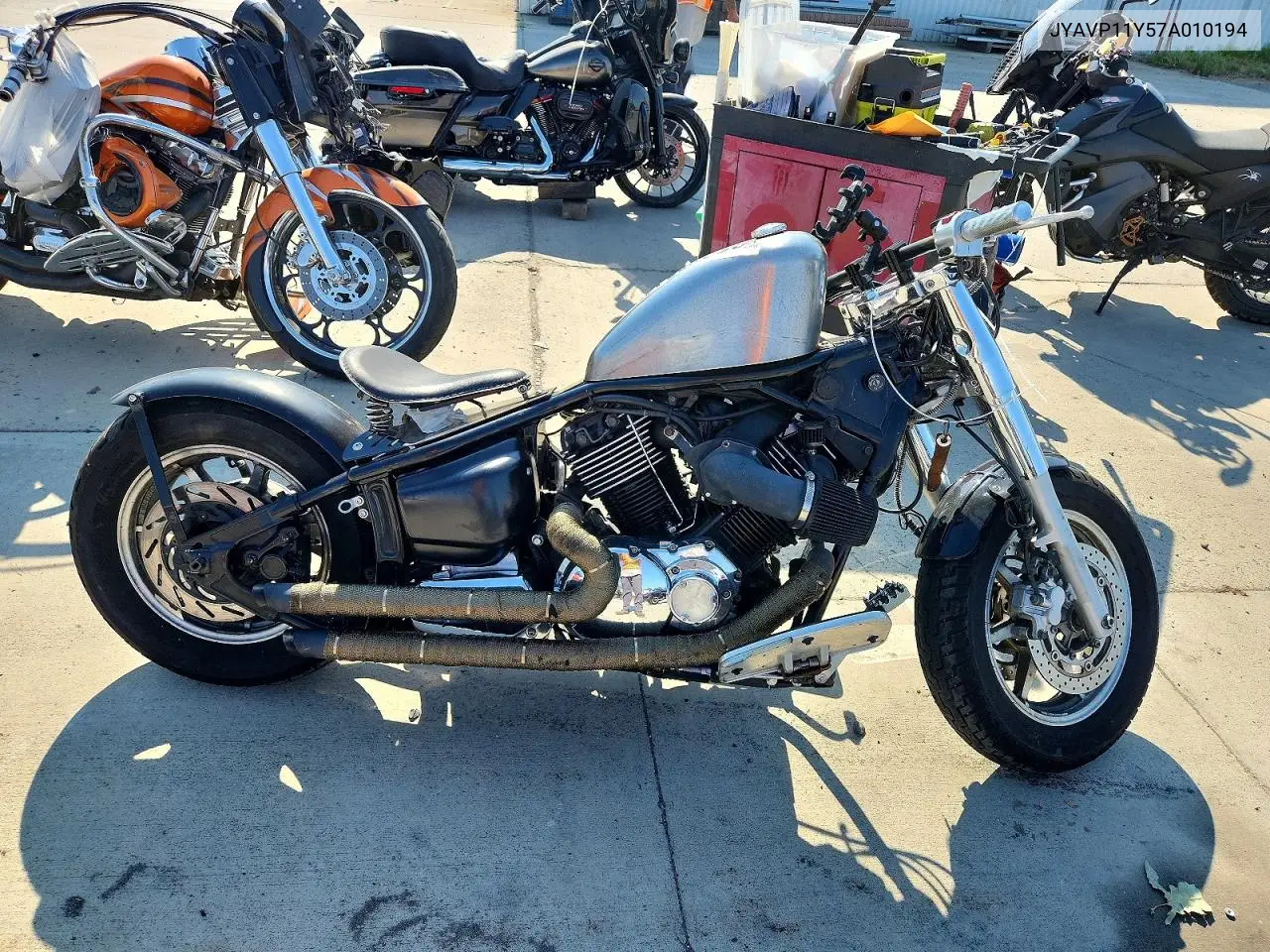 2007 Yamaha Xvs1100 VIN: JYAVP11Y57A010194 Lot: 57605296