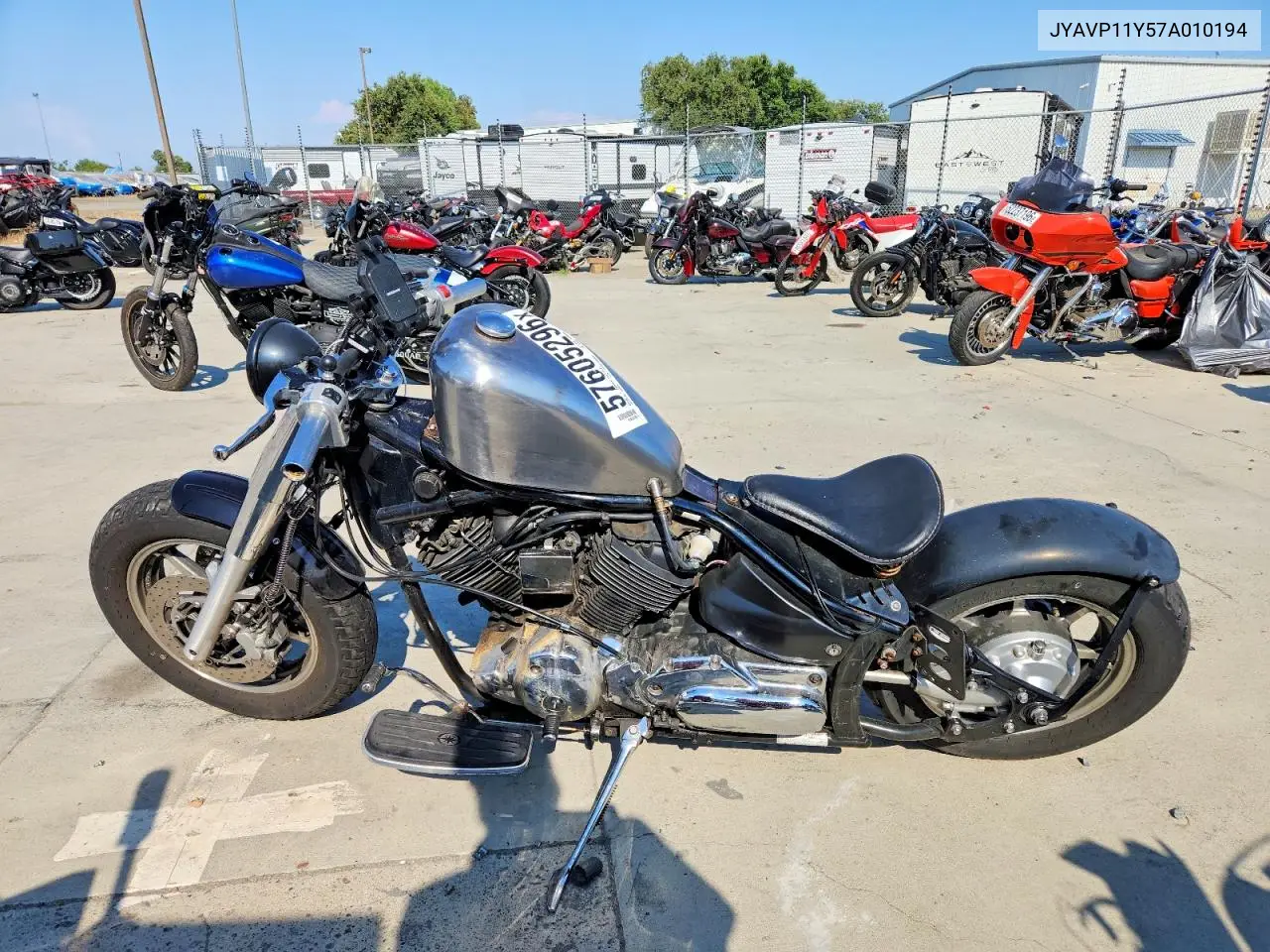 2007 Yamaha Xvs1100 VIN: JYAVP11Y57A010194 Lot: 57605296