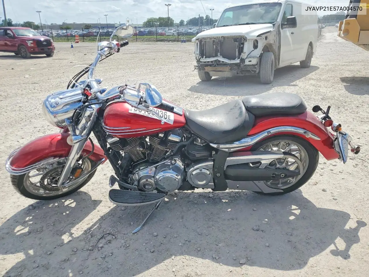 2007 Yamaha Xv1900 A VIN: JYAVP21E57A004570 Lot: 58160936