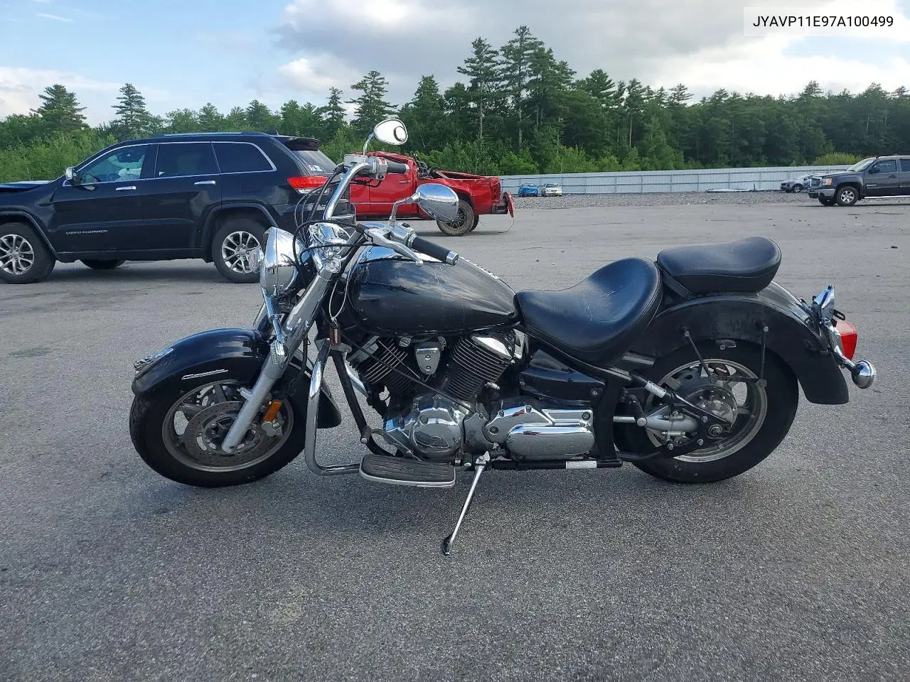 2007 Yamaha Xvs1100 VIN: JYAVP11E97A100499 Lot: 58901256
