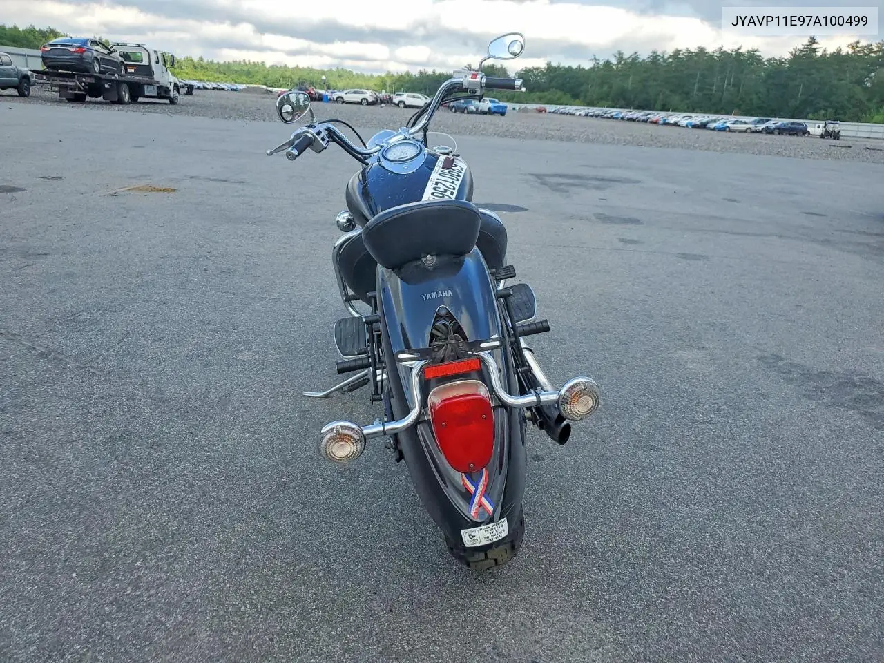 2007 Yamaha Xvs1100 VIN: JYAVP11E97A100499 Lot: 58901256