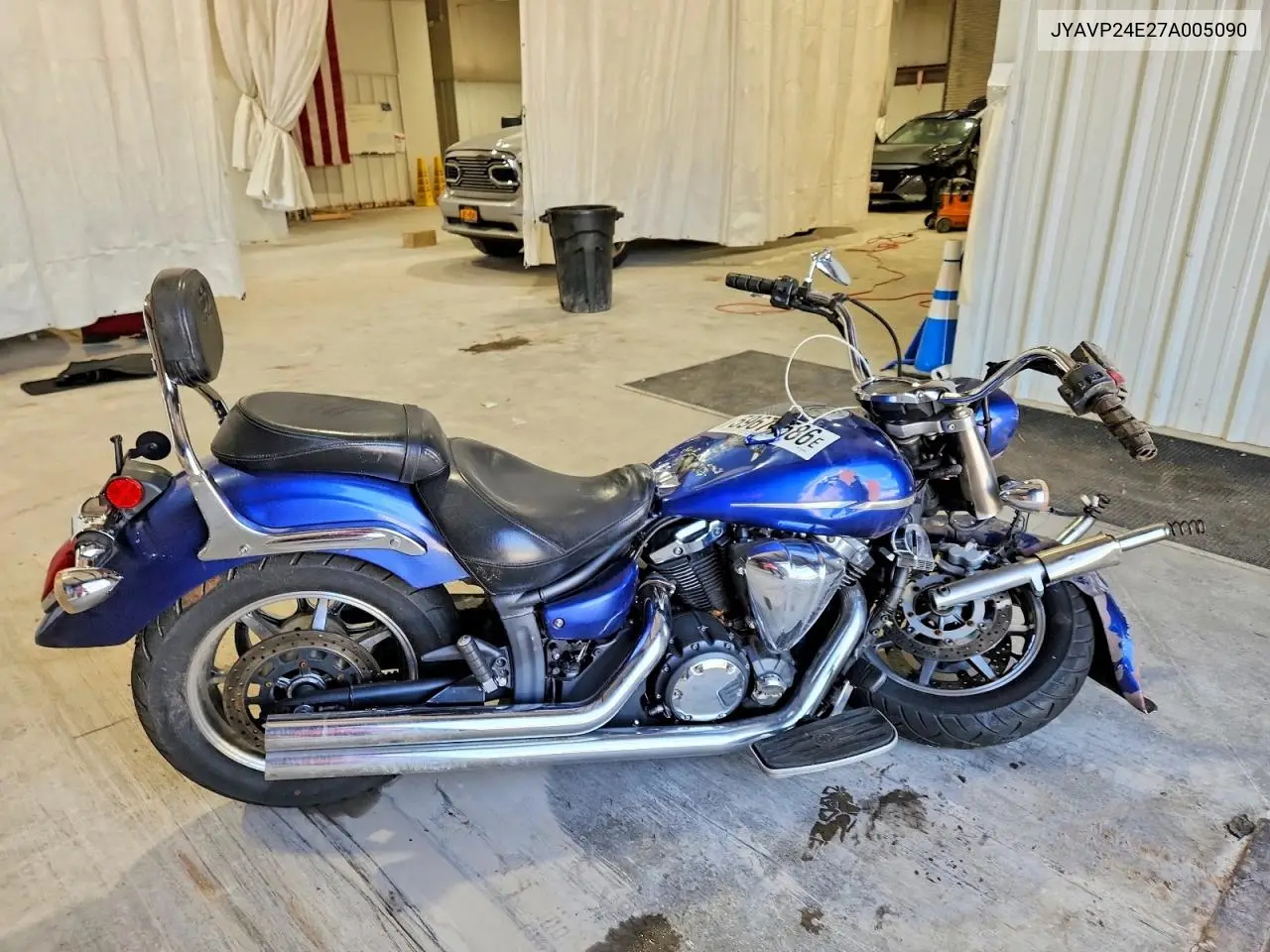 2007 Yamaha Xvs1300 A VIN: JYAVP24E27A005090 Lot: 59673586