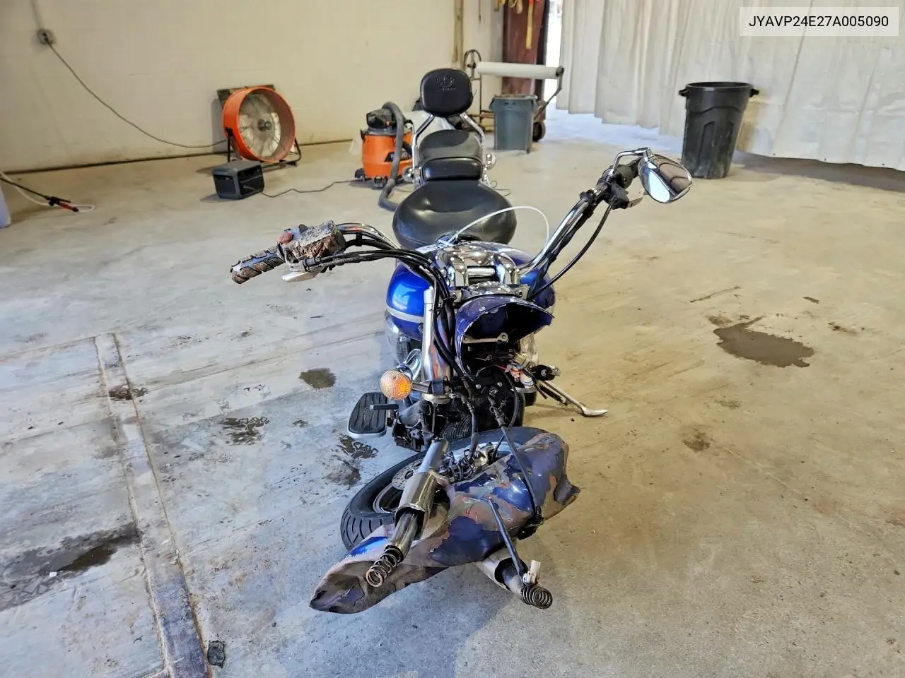 2007 Yamaha Xvs1300 A VIN: JYAVP24E27A005090 Lot: 59673586