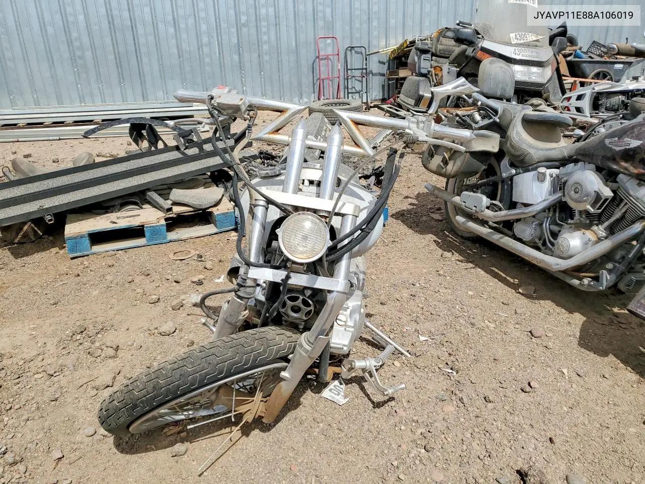 2008 Yamaha Xvs1100 A VIN: JYAVP11E88A106019 Lot: 59109646
