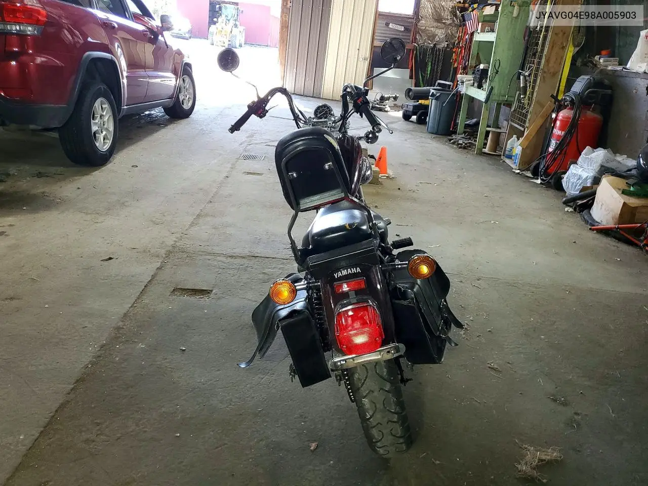 2008 Yamaha Xv250 VIN: JYAVG04E98A005903 Lot: 61557586