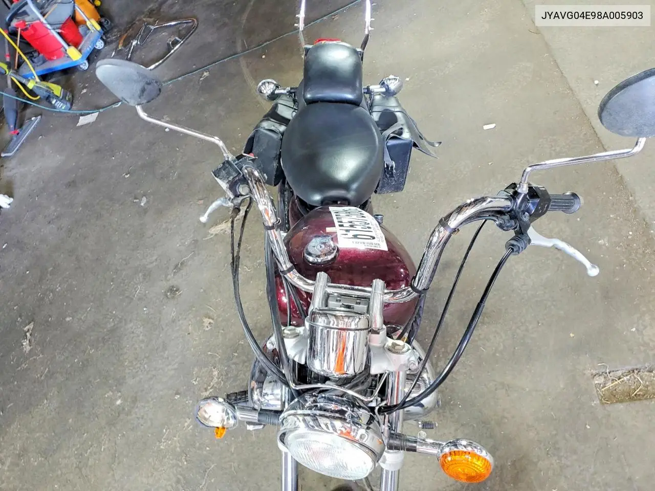 2008 Yamaha Xv250 VIN: JYAVG04E98A005903 Lot: 61557586