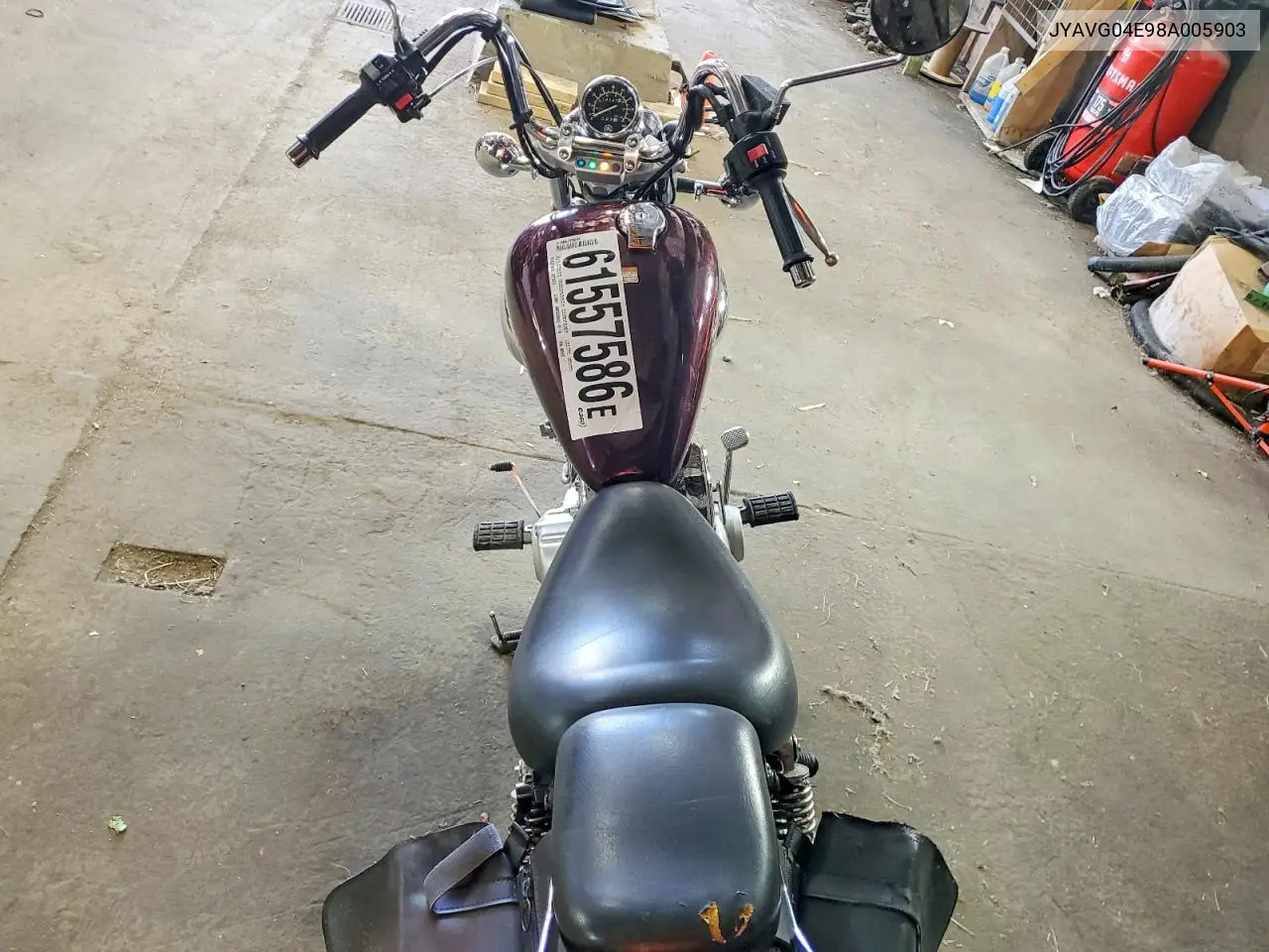 2008 Yamaha Xv250 VIN: JYAVG04E98A005903 Lot: 61557586