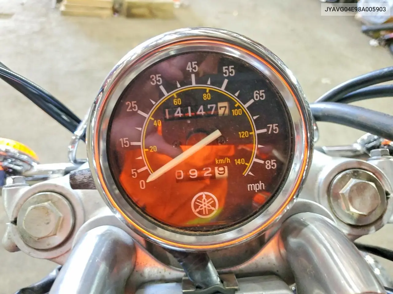 2008 Yamaha Xv250 VIN: JYAVG04E98A005903 Lot: 61557586