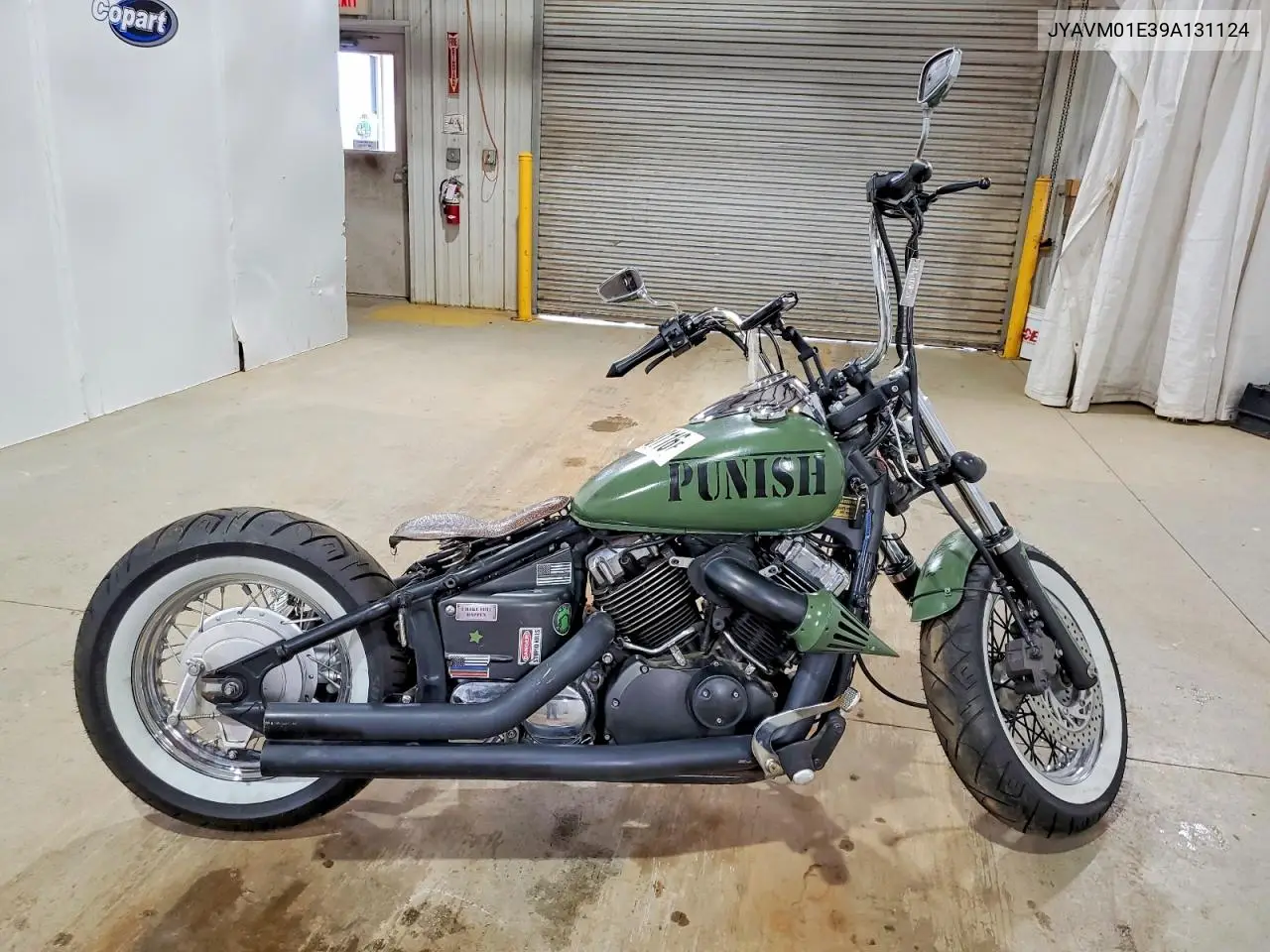 2009 Yamaha Xvs650 A VIN: JYAVM01E39A131124 Lot: 50643116