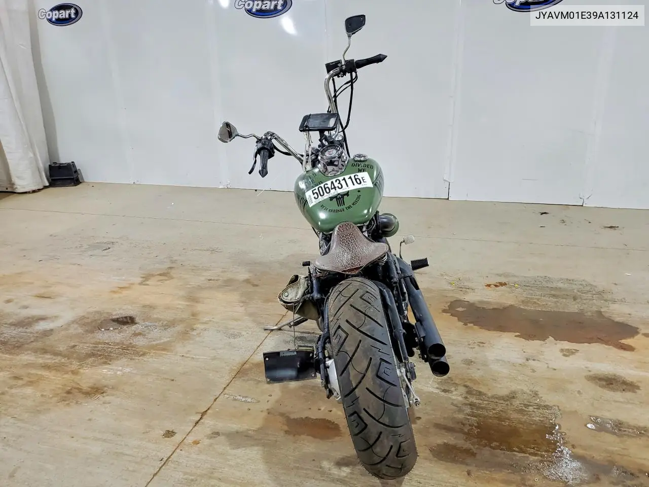 2009 Yamaha Xvs650 A VIN: JYAVM01E39A131124 Lot: 50643116