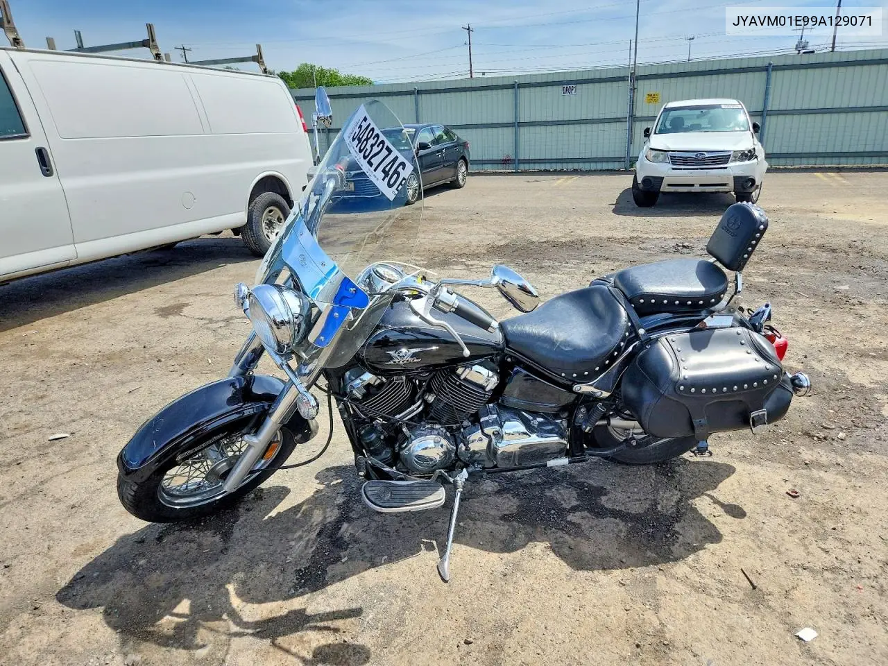 2009 Yamaha Xvs650 A VIN: JYAVM01E99A129071 Lot: 54832746