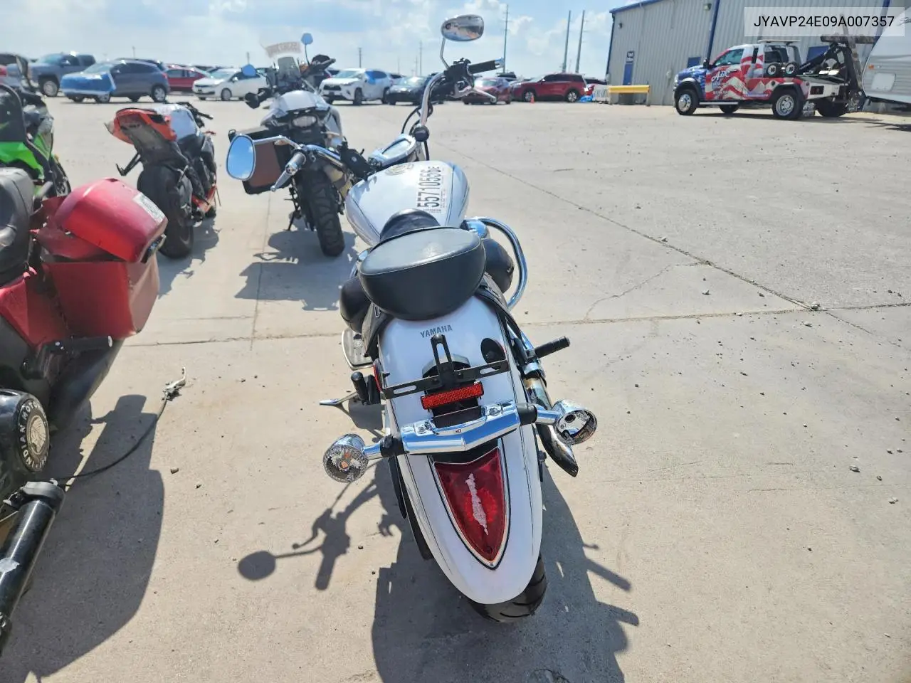 2009 Yamaha Xvs1300 A VIN: JYAVP24E09A007357 Lot: 55710556