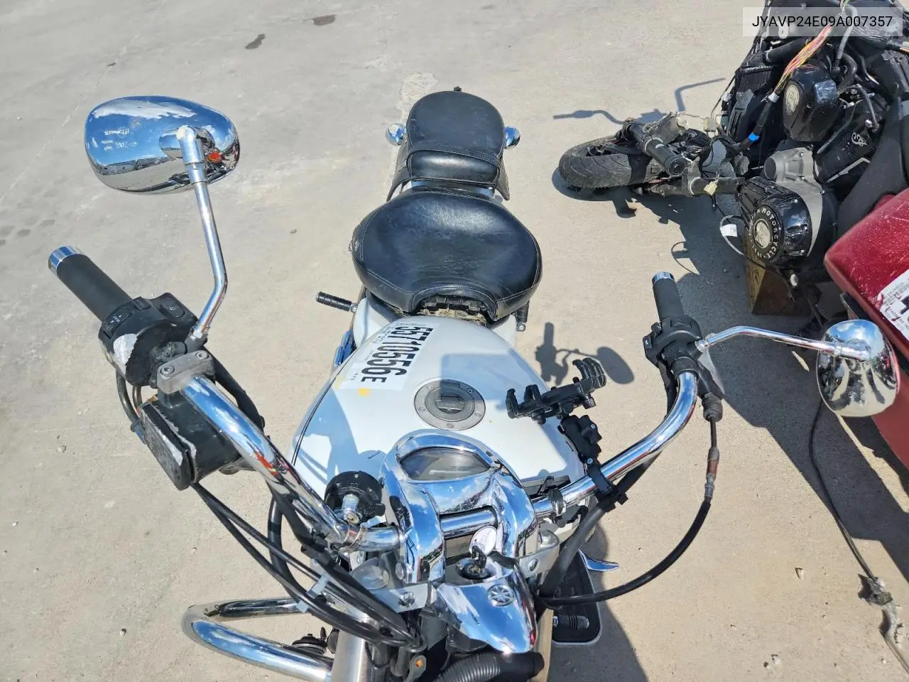 2009 Yamaha Xvs1300 A VIN: JYAVP24E09A007357 Lot: 55710556