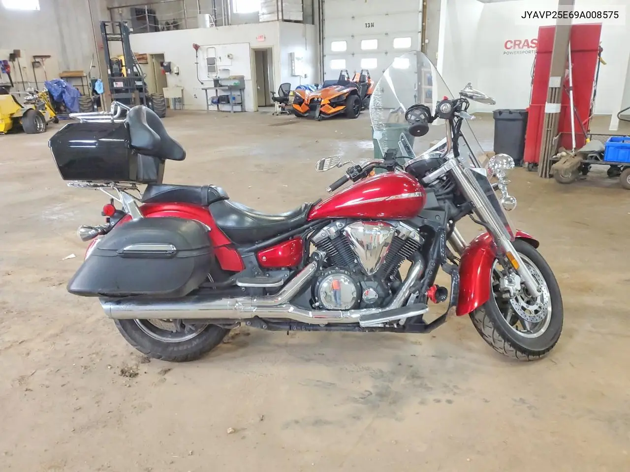 2009 Yamaha Xvs1300 Ct VIN: JYAVP25E69A008575 Lot: 56239316