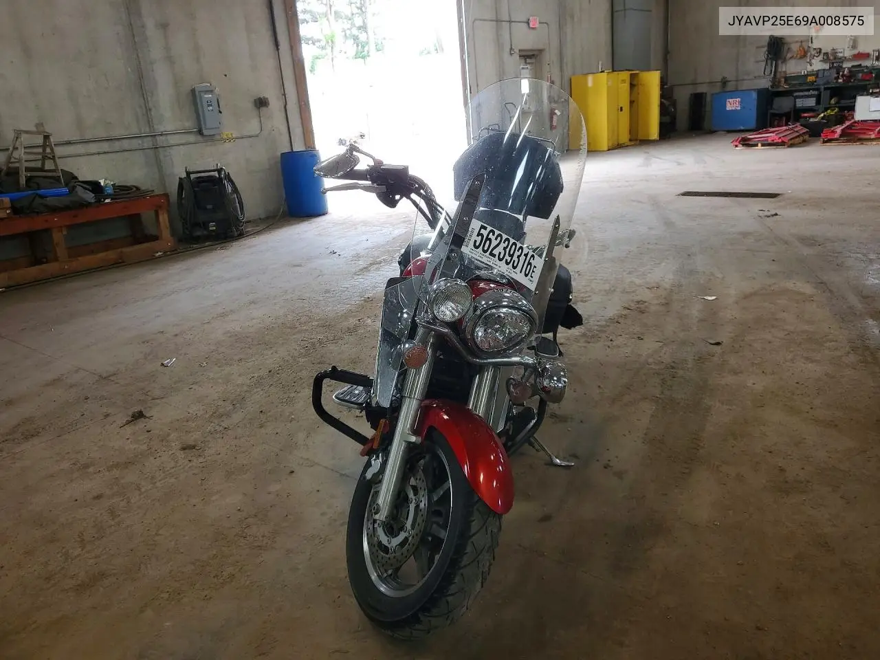 2009 Yamaha Xvs1300 Ct VIN: JYAVP25E69A008575 Lot: 56239316
