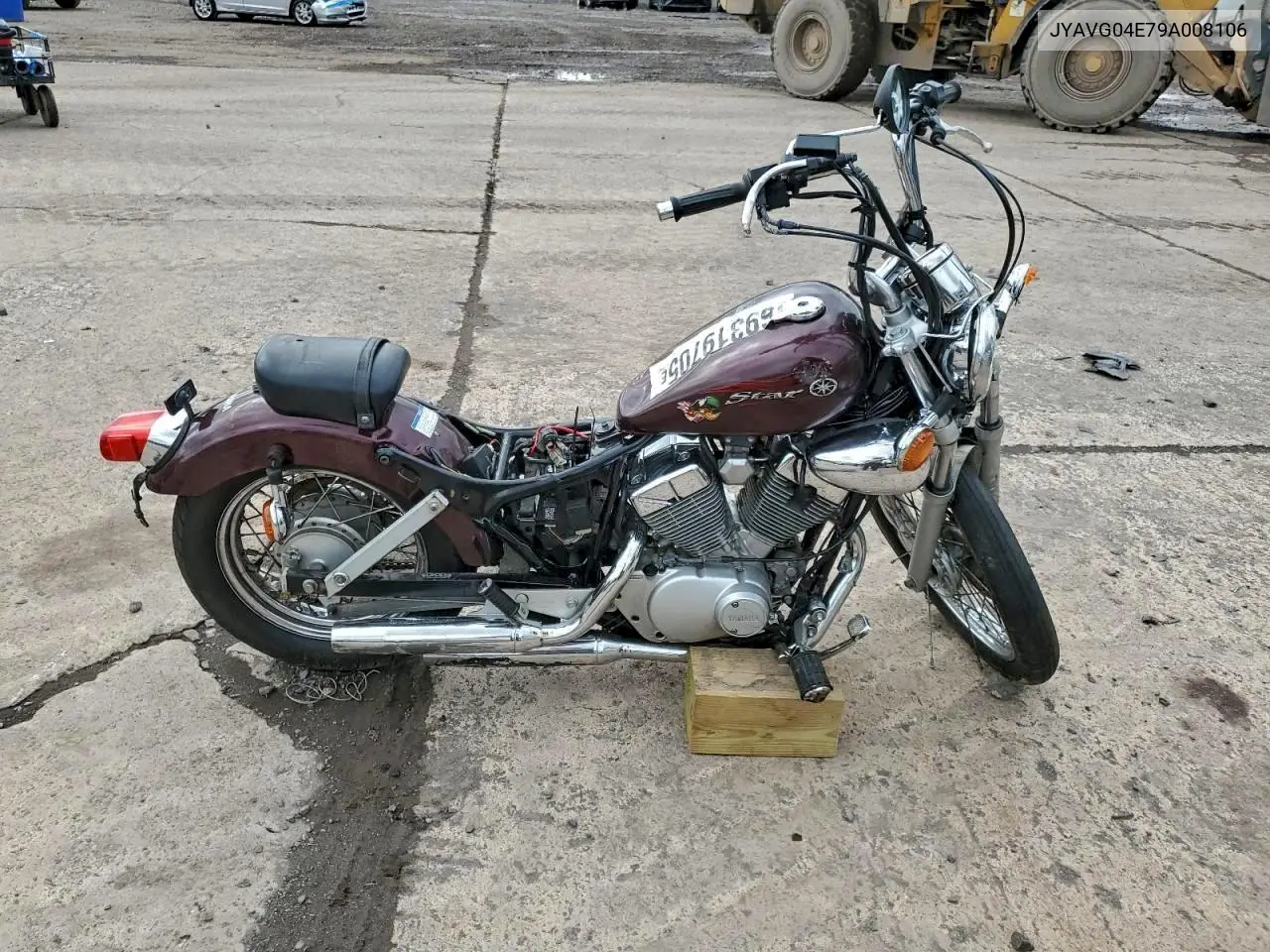 2009 Yamaha Xv250 VIN: JYAVG04E79A008106 Lot: 72851745