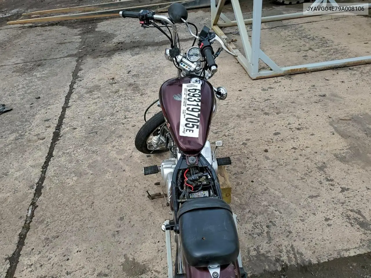 2009 Yamaha Xv250 VIN: JYAVG04E79A008106 Lot: 72851745