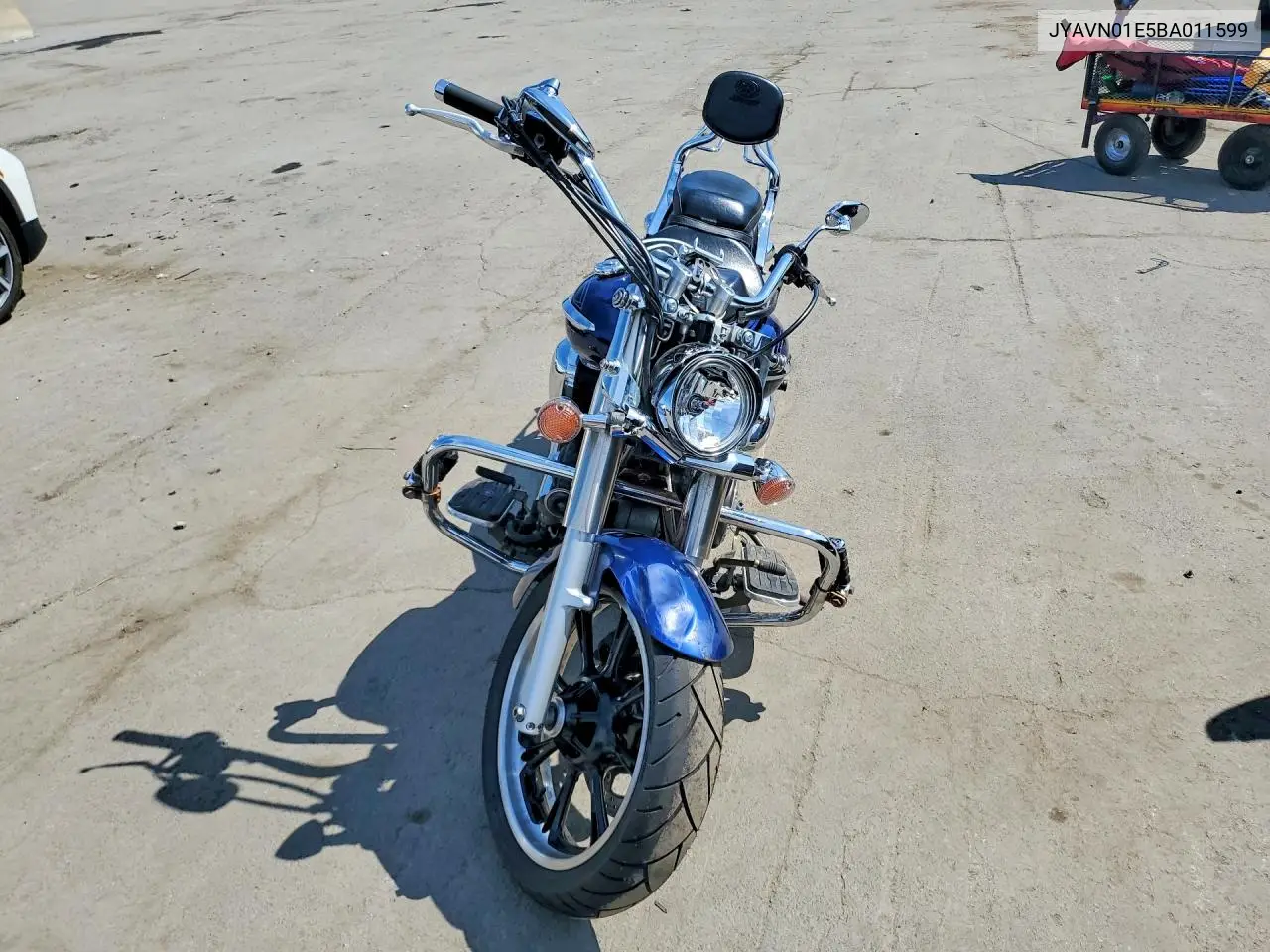 2011 Yamaha Xvs950 A VIN: JYAVN01E5BA011599 Lot: 60570006